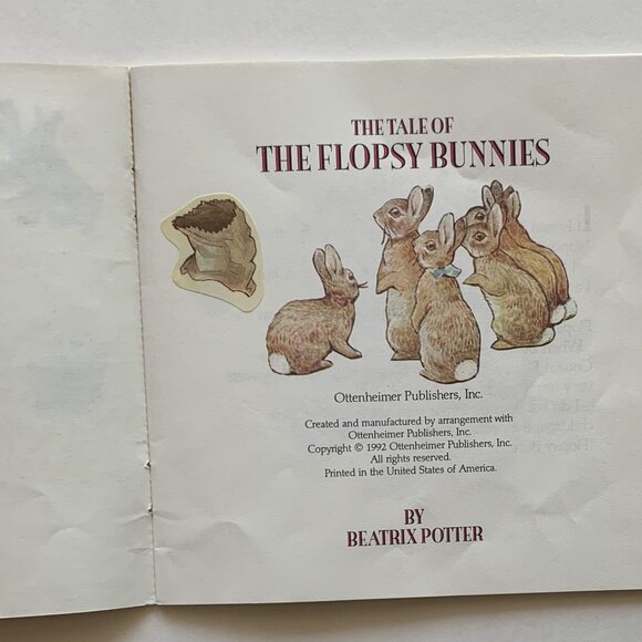 Peter Rabbit and Friends by Beatrix Potter - 8 Full-Color Sticker Books (Used*) - Picture 11 of 15